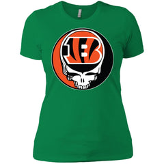 Cincinnati Bengals Grateful Dead Steal Your Face Football Nfl Shirts Women Cotton T-Shirt Women Cotton T-Shirt - parenttees