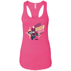 Captain Marvel Higher Further Faster Drawn Women Tank Top Women Tank Top - parenttees