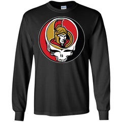 Ottawa Senators Grateful Dead Steal Your Face Hockey Nhl Shirts Men Long Sleeve Shirt Men Long Sleeve Shirt - parenttees
