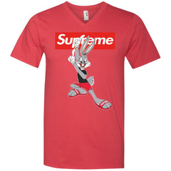 Supreme Rabbit Cute Stylelist T-shirt Men V-Neck T-Shirt Men V-Neck T-Shirt - parenttees