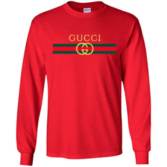 Gucci Logo Vintage Inspired Trend Men Long Sleeve Shirt Men Long Sleeve Shirt - parenttees