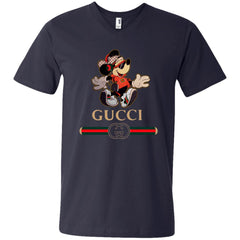 Gucci Mickey Fashion Stylelist Music T-shirt Men V-Neck T-Shirt Men V-Neck T-Shirt - parenttees