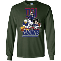 Mickey Mouse New York Giants American Football Nfl Sports Shirt Men Long Sleeve Shirt Men Long Sleeve Shirt - parenttees