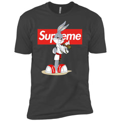 Supreme Rabbit Smoking T-shirt Men Short Sleeve T-Shirt Men Short Sleeve T-Shirt - parenttees