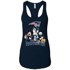 Nfl - New England Patriots Donald Duck Goofy Mickey Mouse Super Bowl 2019 Football Women Tank Top Women Tank Top - parenttees