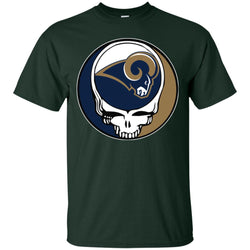 Los Angeles Rams Grateful Dead Steal Your Face Football Nfl Shirts Men Cotton T-Shirt