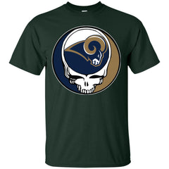 Los Angeles Rams Grateful Dead Steal Your Face Football Nfl Shirts Men Cotton T-Shirt Men Cotton T-Shirt - parenttees