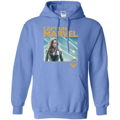 Captain Marvel Vintage Movie Poster Style Pullover Hoodie Sweatshirt Pullover Hoodie Sweatshirt - parenttees