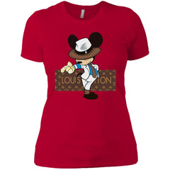 Louis Vuitton Mickey Dance Tshirt Women Cotton T-Shirt Women Cotton T-Shirt - parenttees