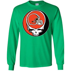 Cleveland Browns Grateful Dead Steal Your Face Football Nfl Shirts Men Long Sleeve Shirt Men Long Sleeve Shirt - parenttees