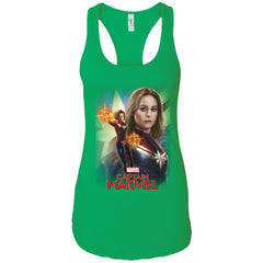 Marvel Captain Marvel Powers Portrait Women Tank Top Women Tank Top - parenttees