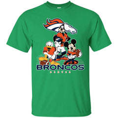 Mickey Mouse Denver Broncos American Football Nfl Sports Shirt Men Cotton T-Shirt Men Cotton T-Shirt - parenttees