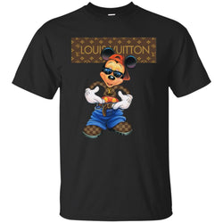 Louis Vuitton Mickey Mouse Cartoon T-shirt Men Cotton T-Shirt