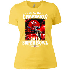 Nfl – Kansas City Chiefs We Are The Champion 2019 Super Bowl Football Women Cotton T-Shirt Women Cotton T-Shirt - parenttees