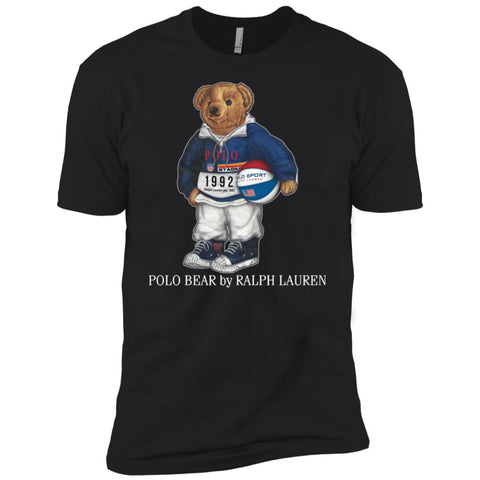 Ralph Lauren Polo Bear T-shirt Men Short Sleeve T-Shirt Black / X-Small Men Short Sleeve T-Shirt - parenttees