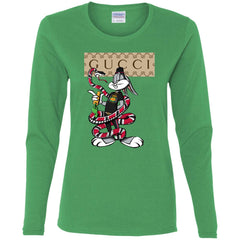 Gucci Rabbit Snake Gift Birthday T-shirt Women Long Sleeve Shirt Women Long Sleeve Shirt - parenttees