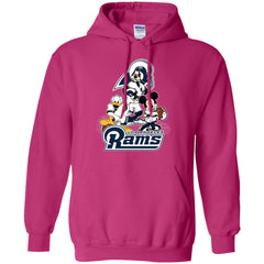 Mickey Mouse Los Angeles Rams American Football Nfl Sports Shirt Pullover Hoodie Sweatshirt Pullover Hoodie Sweatshirt - parenttees