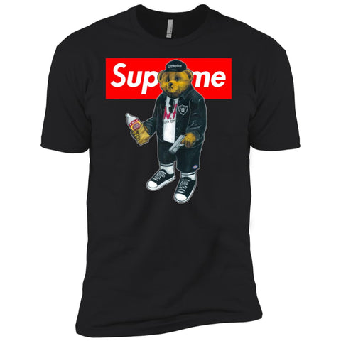 Supreme Bear Guns T-shirt Men Short Sleeve T-Shirt Black / X-Small Men Short Sleeve T-Shirt - parenttees