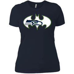 We Are The Seattle Seahawks Batman Nfl Mashup Women Cotton T-Shirt Women Cotton T-Shirt - parenttees