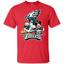 Mickey Mouse Philadelphia Eagle American Football Nfl Sports Shirt Men Cotton T-Shirt