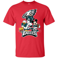 Mickey Mouse Philadelphia Eagle American Football Nfl Sports Shirt Men Cotton T-Shirt Men Cotton T-Shirt - parenttees