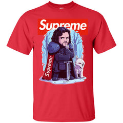 Supreme Game Of Thrones T-shirt Men Cotton T-Shirt Men Cotton T-Shirt - parenttees