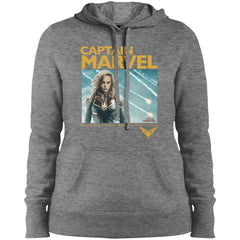 Captain Marvel Vintage Movie Poster Style Women Hooded Sweatshirt Women Hooded Sweatshirt - parenttees