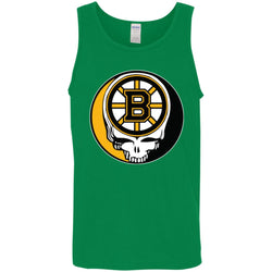 Boston Bruins Grateful Dead Steal Your Face Hockey Nhl Shirts Men Cotton Tank