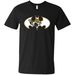 We Are The Jacksonville Jaguars Batman Nfl Mashup Men V-Neck T-Shirt Men V-Neck T-Shirt - parenttees