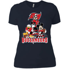 Mickey Mouse Tampa Bay Buccaneers American Football Nfl Sports Shirt Women Cotton T-Shirt Women Cotton T-Shirt - parenttees