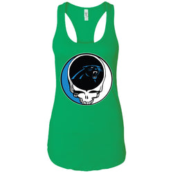 Carolina Panthers Grateful Dead Steal Your Face Football Nfl Shirts Women Tank Top