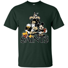 Mickey Mouse New Orleans Saints American Football Nfl Sports Shirt Men Cotton T-Shirt Men Cotton T-Shirt - parenttees