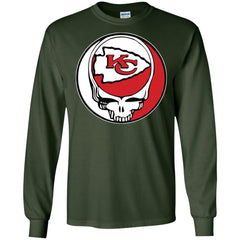 Kansas City Chiefs Grateful Dead Steal Your Face Football Nfl Shirts Men Long Sleeve Shirt Men Long Sleeve Shirt - parenttees