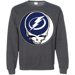 Tampa Bay Lightning Grateful Dead Steal Your Face Hockey Nhl Shirts Crewneck Pullover Sweatshirt Crewneck Pullover Sweatshirt - parenttees