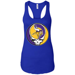 Minnesota Vikings Grateful Dead Steal Your Face Football Nfl Shirts Women Tank Top Women Tank Top - parenttees