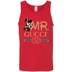 Gucci Couple Disney Mickey Valentine's Day T-shirt Men Cotton Tank Men Cotton Tank - parenttees