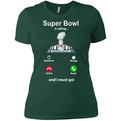 Nfl - Super Bowl Is Calling And I Must Go Kansas City Chiefs 2019 Football Women Cotton T-Shirt