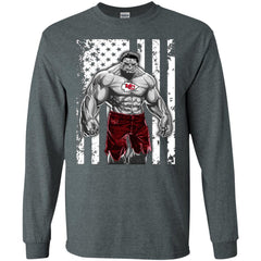 Giants Hulk Kansas City Chiefs T-shirt Men Long Sleeve Shirt Men Long Sleeve Shirt - parenttees