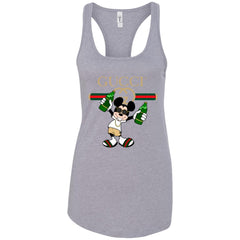 Gucci Mickey Mouse Drink Beer T-shirt Women Tank Top Women Tank Top - parenttees