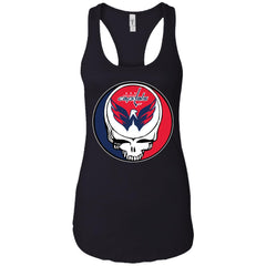 Washington Capitals Grateful Dead Steal Your Face Hockey Nhl Shirts Women Tank Top Women Tank Top - parenttees