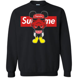 Supreme Robot Mickey Hot T-shirt Crewneck Pullover Sweatshirt