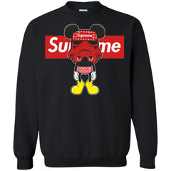 Supreme Robot Mickey Hot T-shirt Crewneck Pullover Sweatshirt Crewneck Pullover Sweatshirt - parenttees