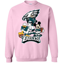 Mickey Mouse Philadelphia Eagle American Football Nfl Sports Shirt Crewneck Pullover Sweatshirt Crewneck Pullover Sweatshirt - parenttees