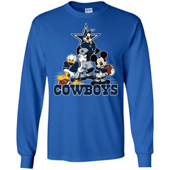 Mickey Mouse Dallas Cowboys American Football Nfl Sports Shirt Men Long Sleeve Shirt Men Long Sleeve Shirt - parenttees