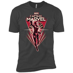 Marvel Captain Marvel Retro Style Flight Men Short Sleeve T-Shirt Men Short Sleeve T-Shirt - parenttees