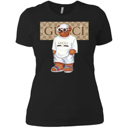 Best Life Gucci Bear T-shirt Women Cotton T-Shirt