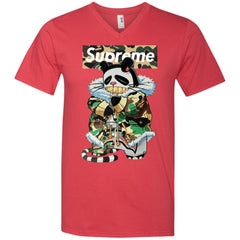 Supreme Panda Kung Fu T-shirt Men V-Neck T-Shirt Men V-Neck T-Shirt - parenttees