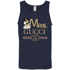 Mrs Minnie Gucci Couple Disney Shirt Valentine's Day T-shirt Men Cotton Tank Men Cotton Tank - parenttees