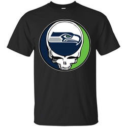 Seattle Seahawks Grateful Dead Steal Your Face Football Nfl Shirts Men Cotton T-Shirt