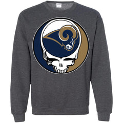 Los Angeles Rams Grateful Dead Steal Your Face Football Nfl Shirts Crewneck Pullover Sweatshirt Crewneck Pullover Sweatshirt - parenttees